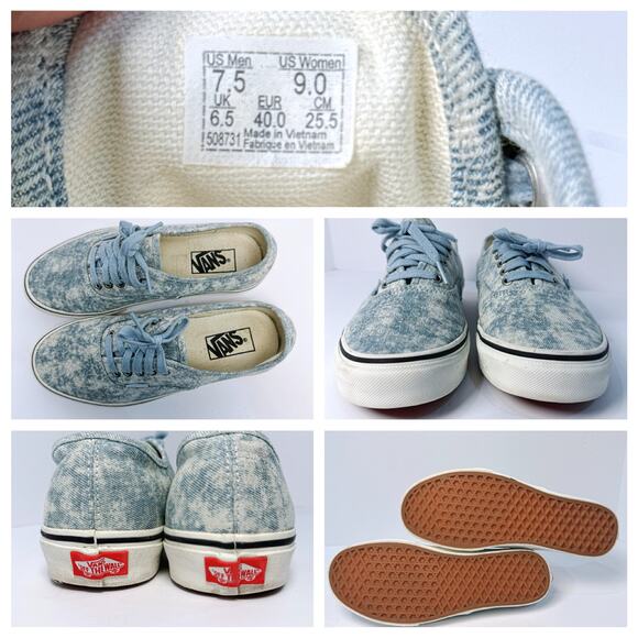 Vans Unisex Winter Sky Shoes | White & Blue - Picture 8 of 9